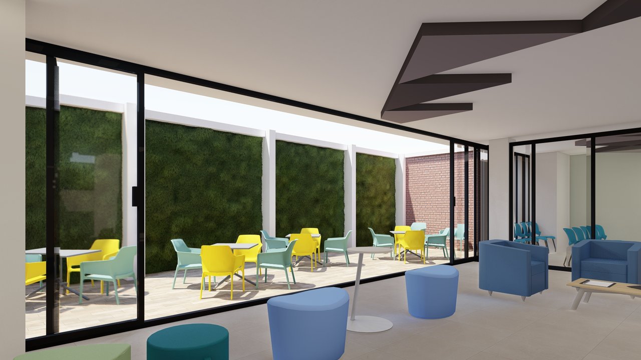 Biblioteca Pública León - Plano Planta Baja