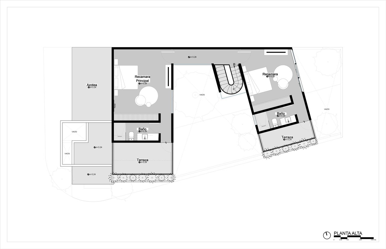 Casa Mayorca - Plano Planta Alta