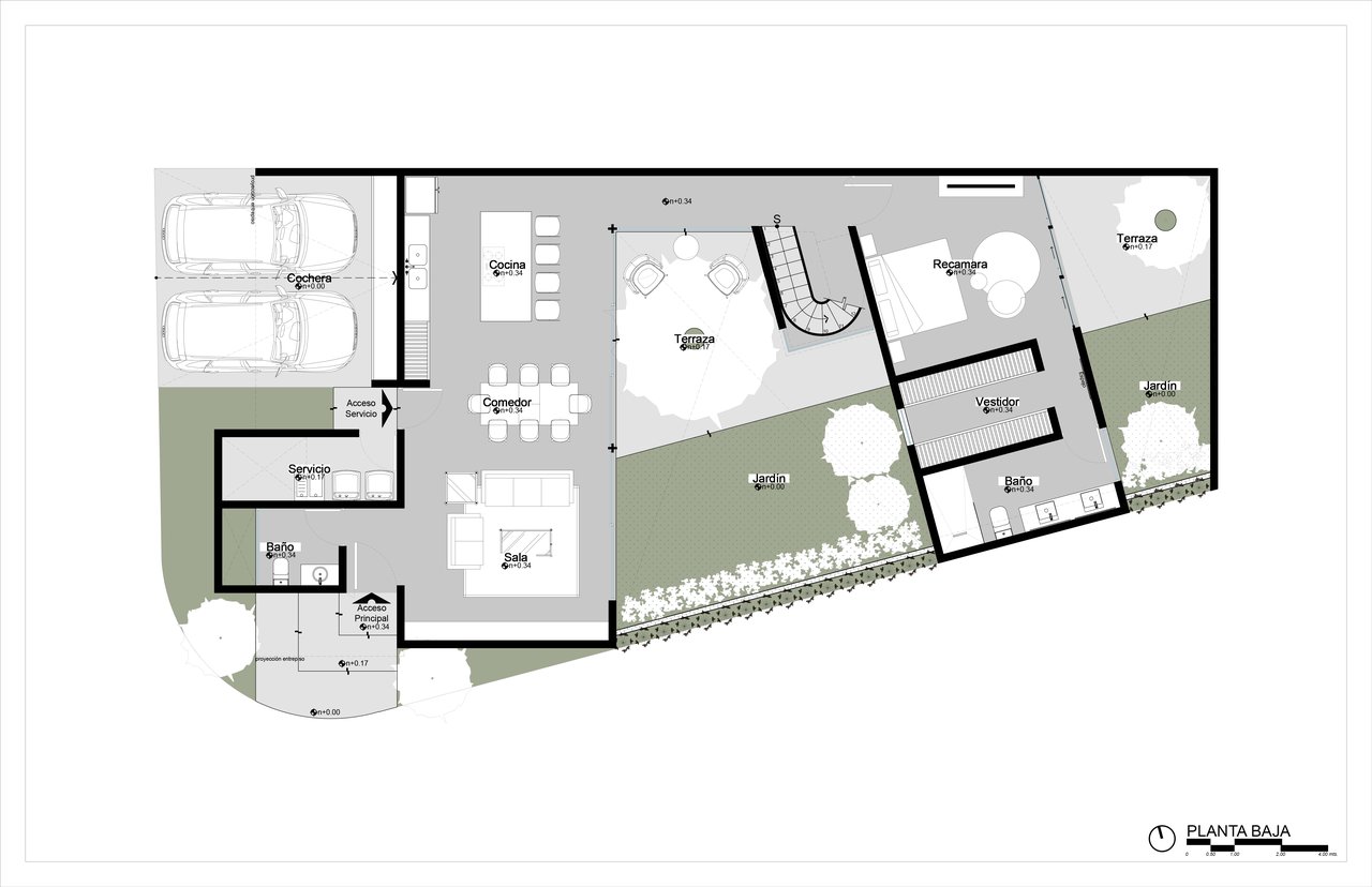Casa Mayorca - Plano Planta Baja